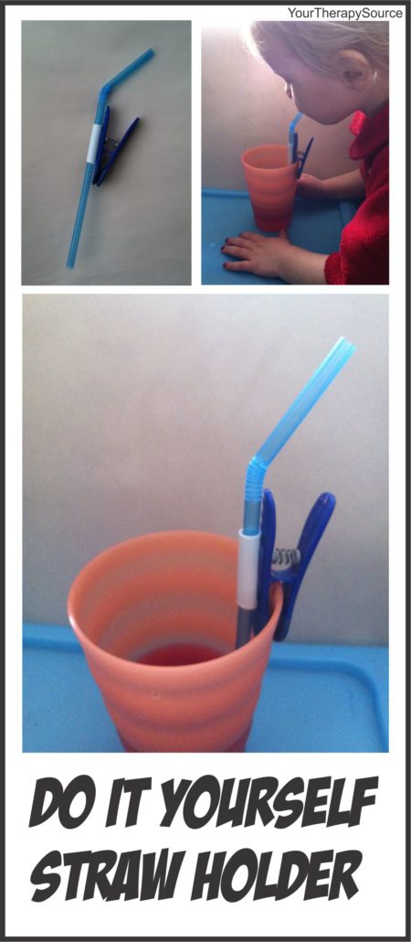Clothes Pin Straw