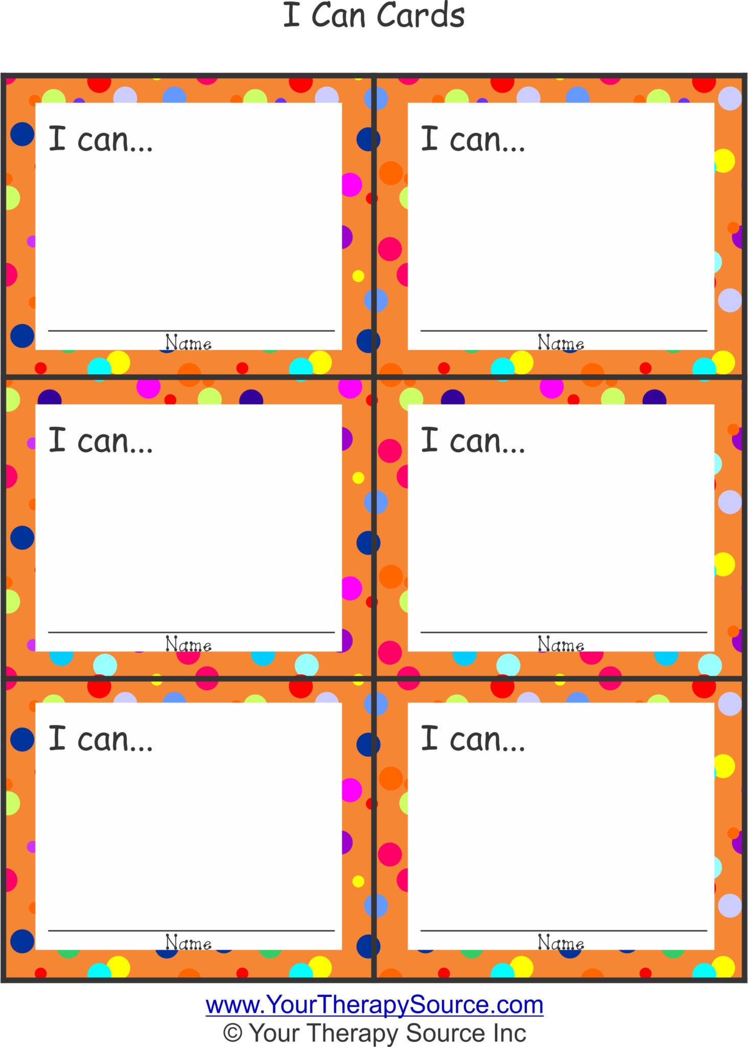 free i can cards