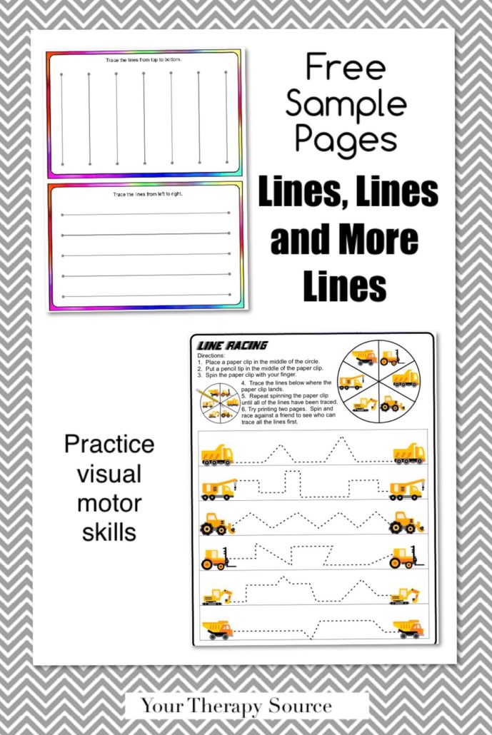 Lines, Lines and More Lines Free Sample Pages