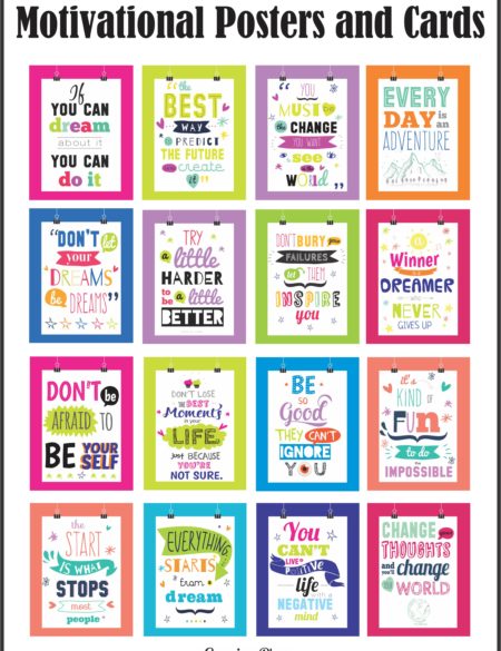 Motivational Posters and Cards