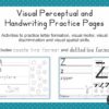 Visual Perceptual and Handwriting