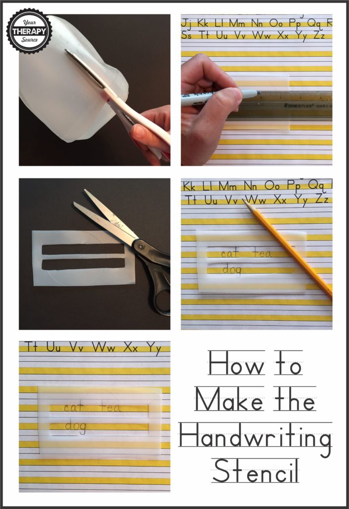 DIY Handwriting Stencil