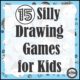 Here are some super simple and silly drawing games for kids and adults to play. All you need is a pencil and paper. Download a few free printables too!