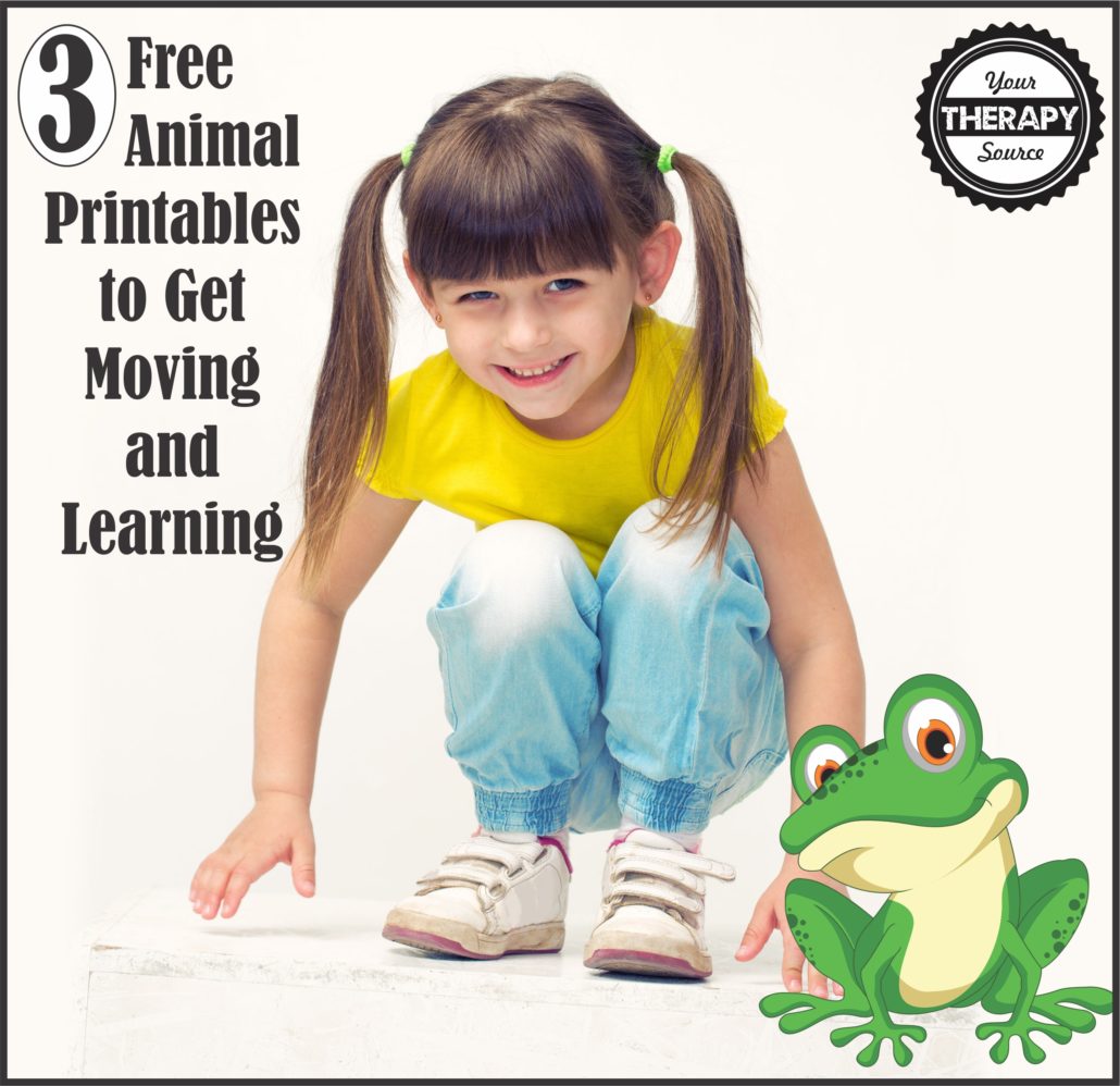 3 Free Animal Printables to Get Moving and Learning