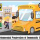 The ability to complete the functional tasks of navigating the community, such as crossing the street, develops along a continuum.