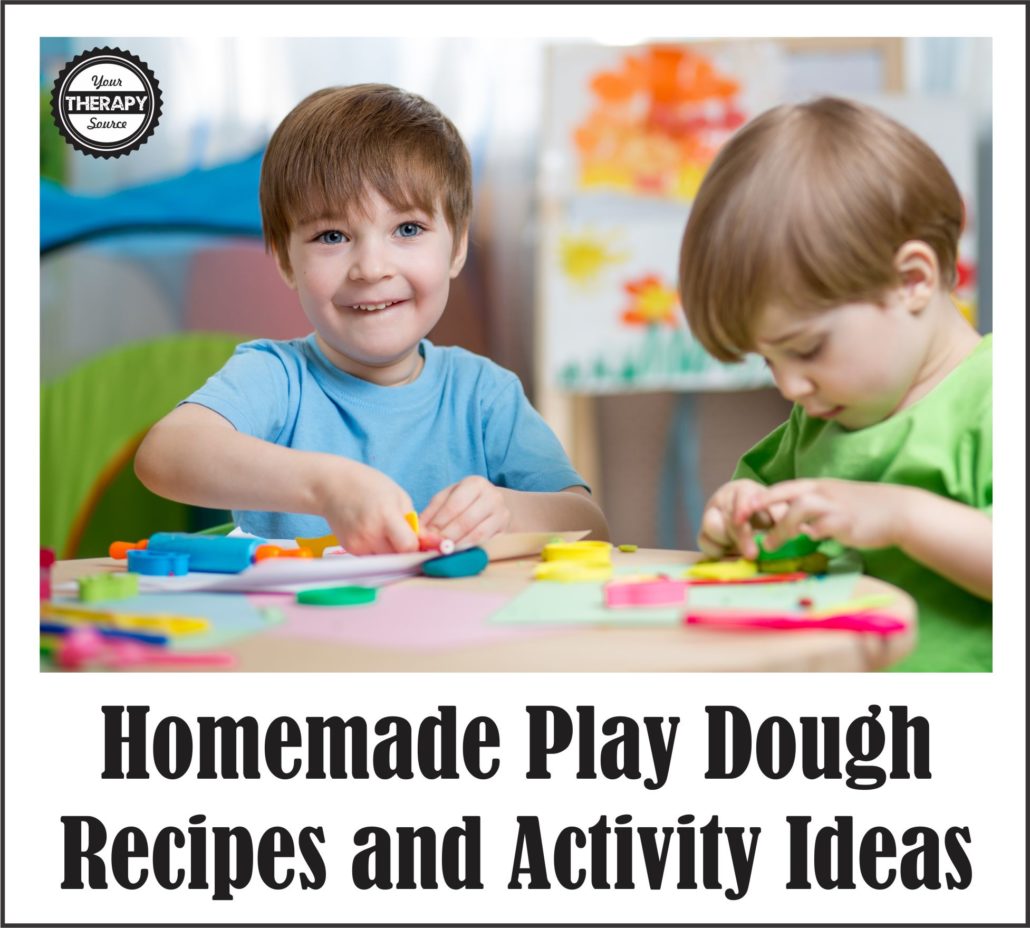 Homemade Play Dough Recipes and Activity Ideas
