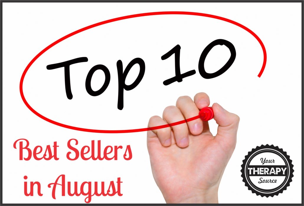 top 10 sellers August 2016