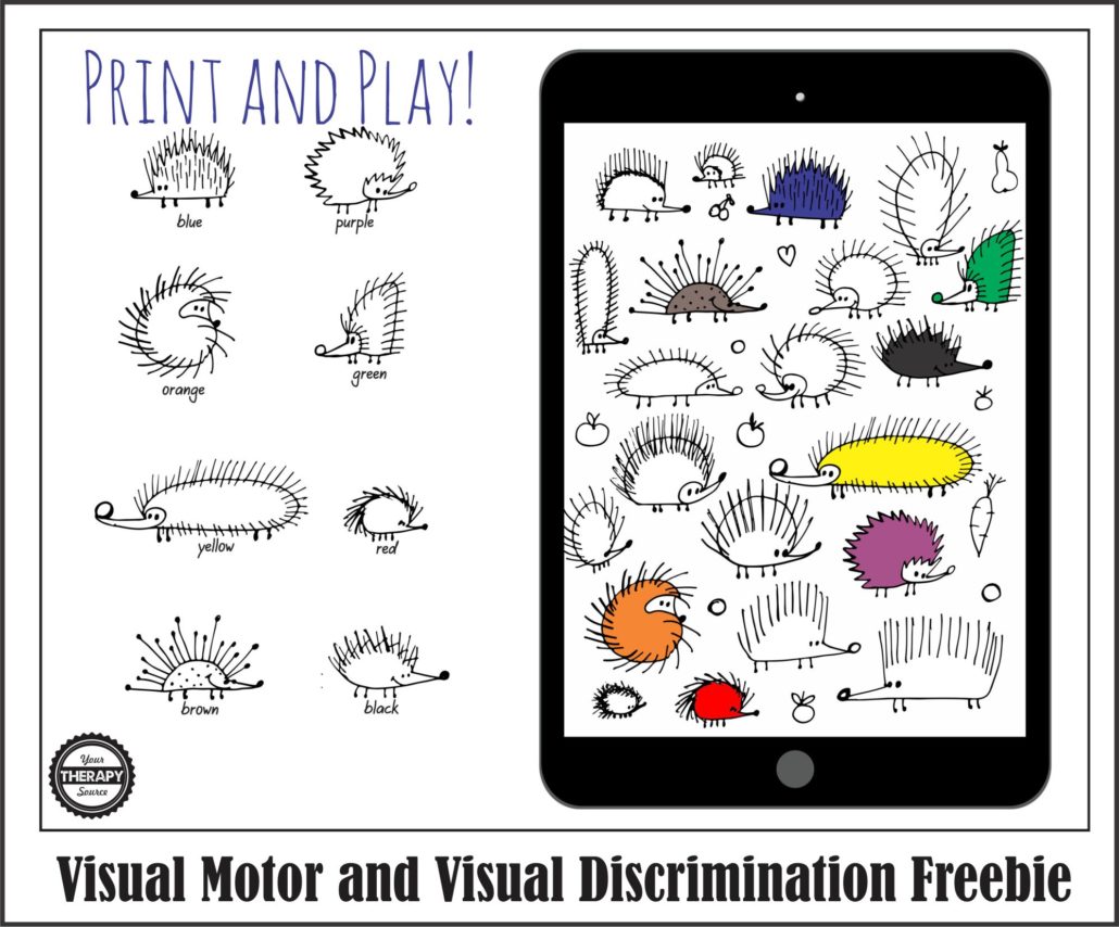 visual-discrimination-and-visual-motor-freebie-hedgehogs