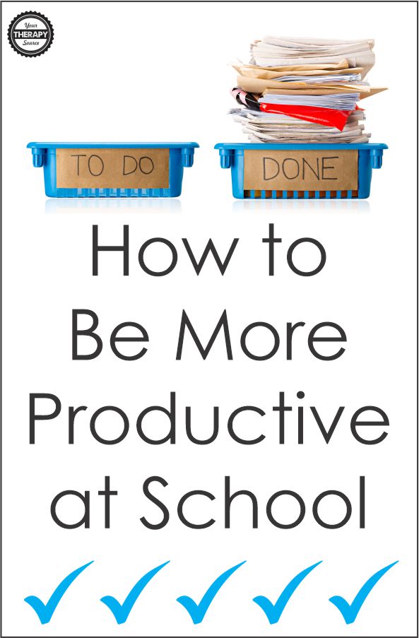 Educators, related service providers, administration, (or whatever your title is) can benefits from learning how to be more productive.