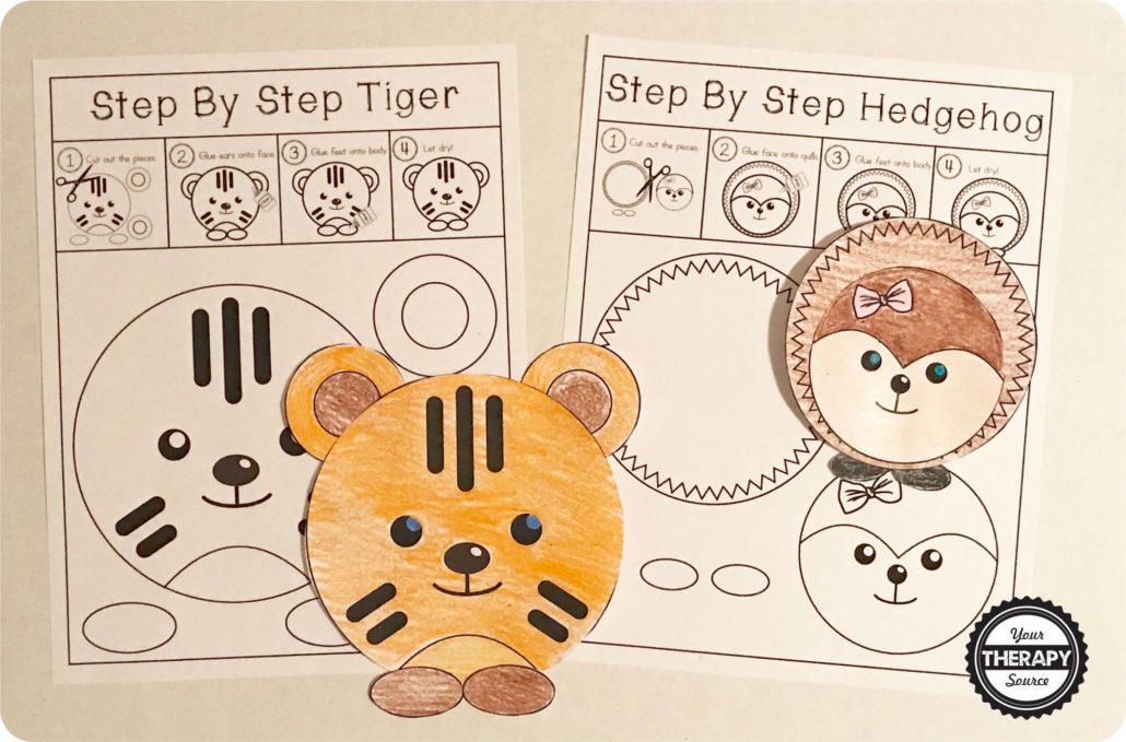 Step By Step Tiger Circle Project Freebie