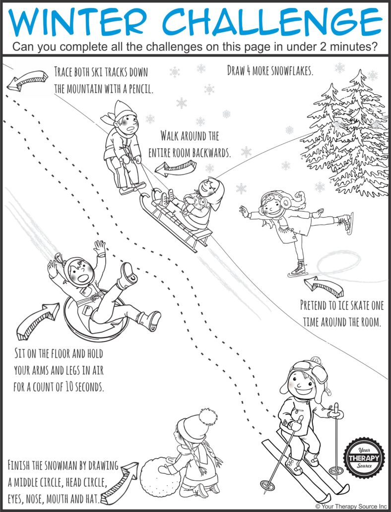 Winter Packet Free Challenge