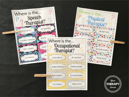 Where is the OT, PT or Speech Clip Charts - Image 2