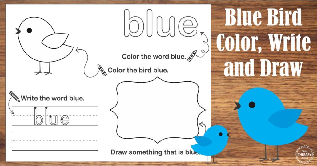 Bird Color Packet Blue Bird Freebie Picture FB