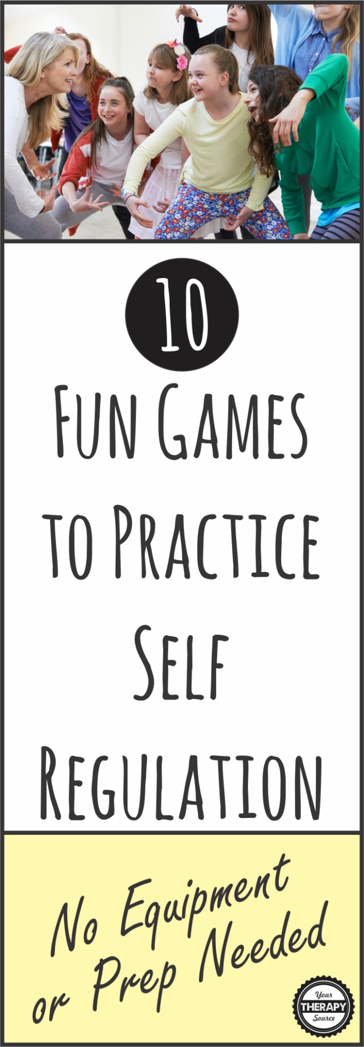 10 FUN self control games to practice self regulation skills in children - the games require no equipment or preparation. They make great brain breaks too!