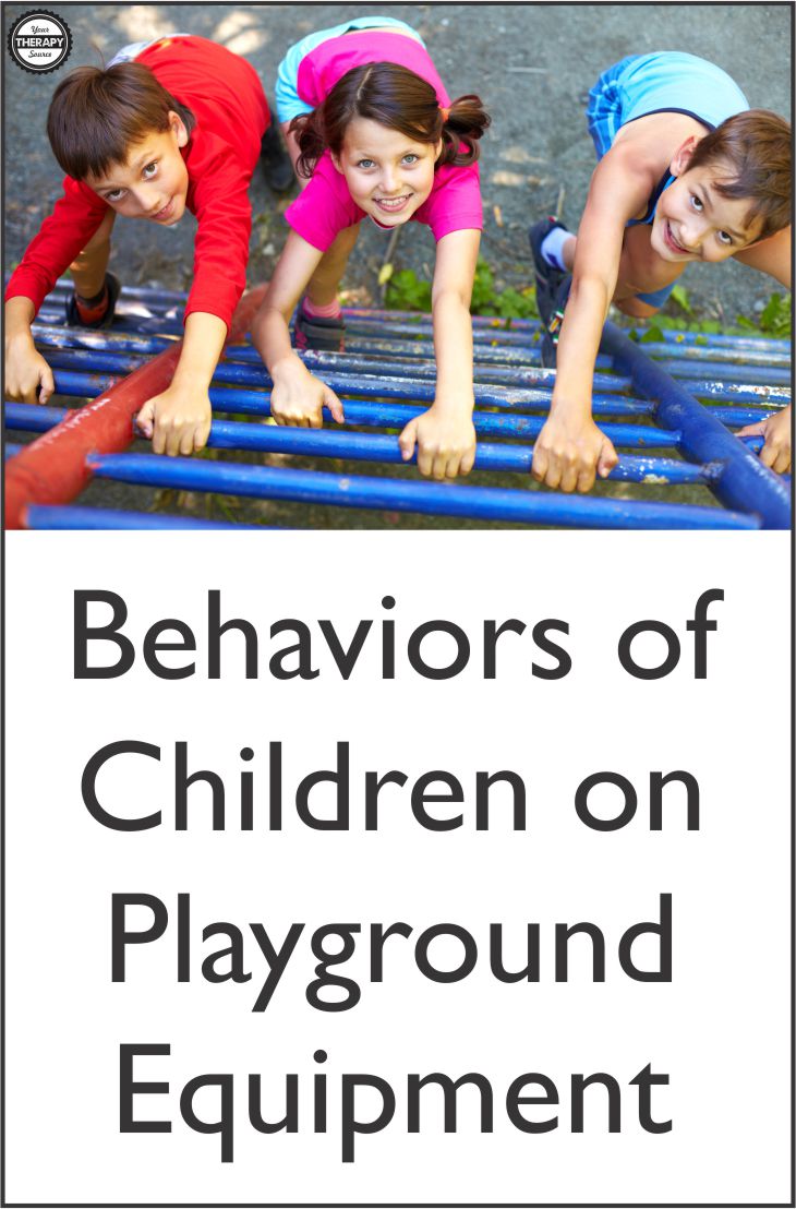 Behaviors of Children on Playground Equipment