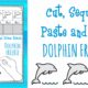 cut sequence paste draw dolphin