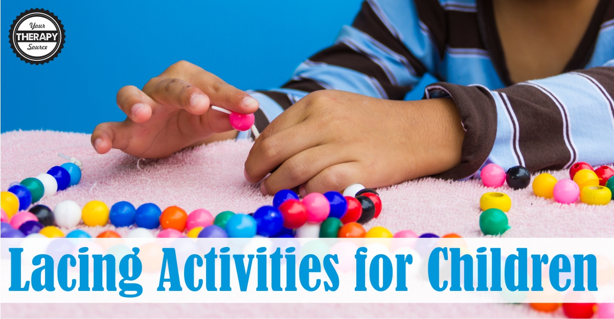 Lacing Activities for Children