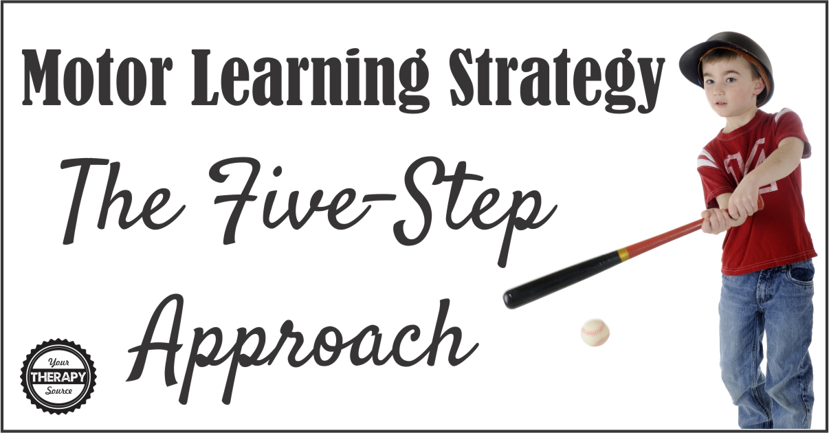 Motor Learning Strategy Five Step Approach