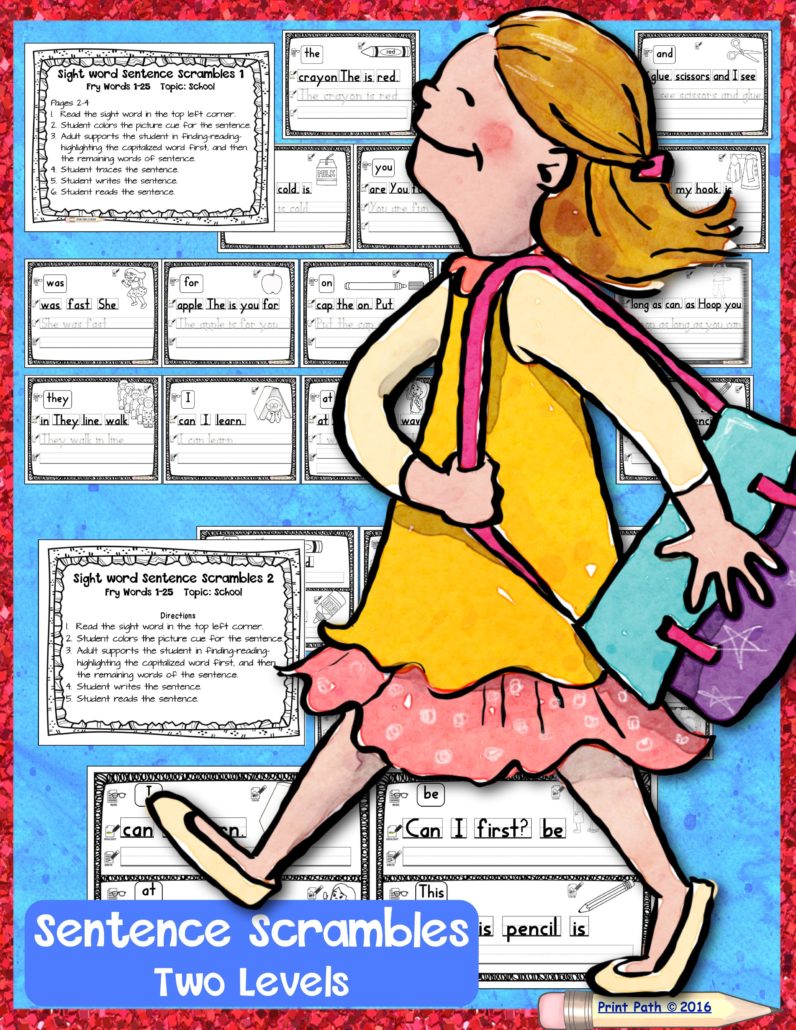 Sight Word Handwriting Practice