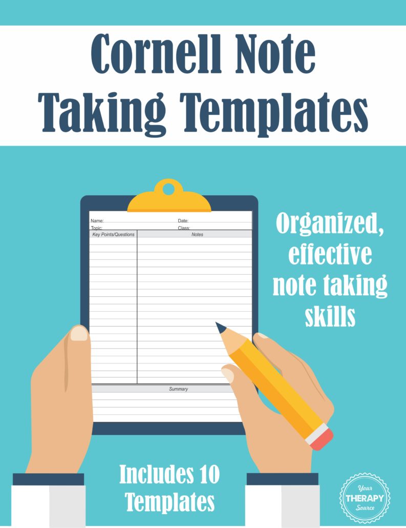 Cornell Note Taking Templates