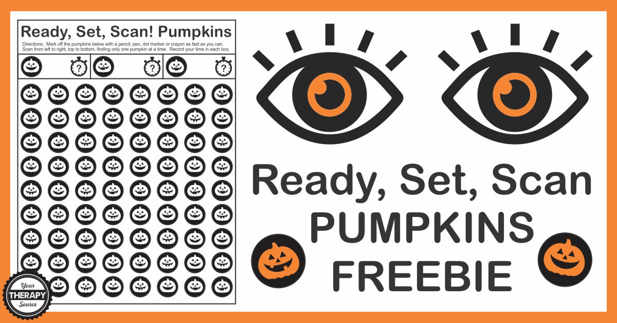 Pumpkin Visual Discrimination and Scanning Activity