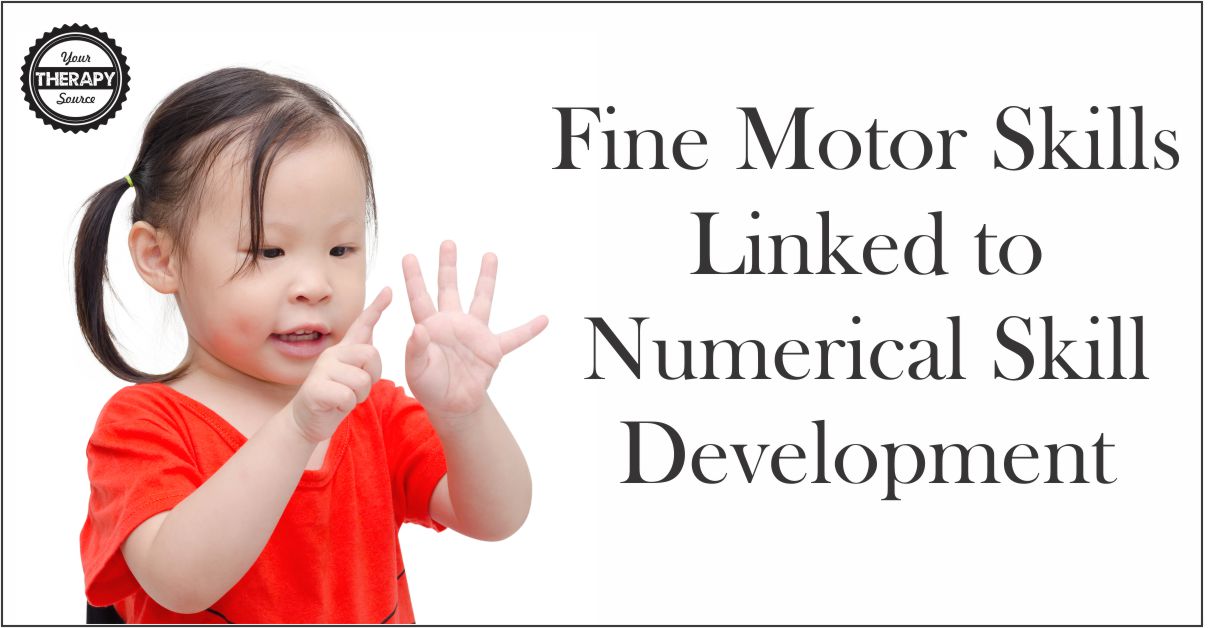Fine Motor Skills Linked to Numerical Skill Development