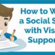 How to Write a Social Story with Visual Supports