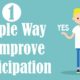 One Simple Way to Improve Participation