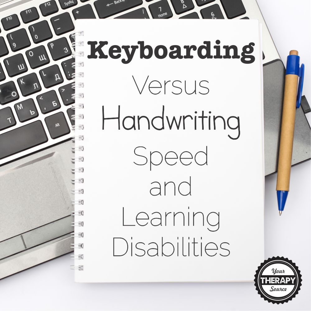 Keyboarding versus Handwriting Speed and Learning Disabilities