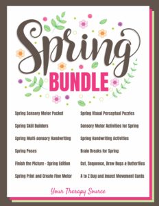 Spring Sensory Motor Bundle