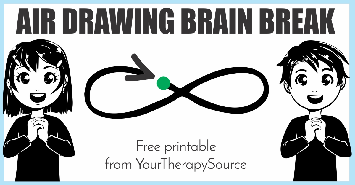 Air Drawing Brain Break Freebie