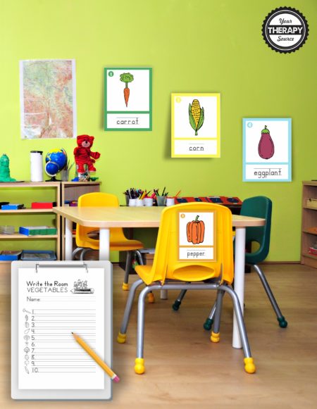 Write the Room Healthy Foods digital download includes 40 healthy food picture word cards from the 5 food groups along with differentiated recording sheets to support various levels of handwriting skills. 