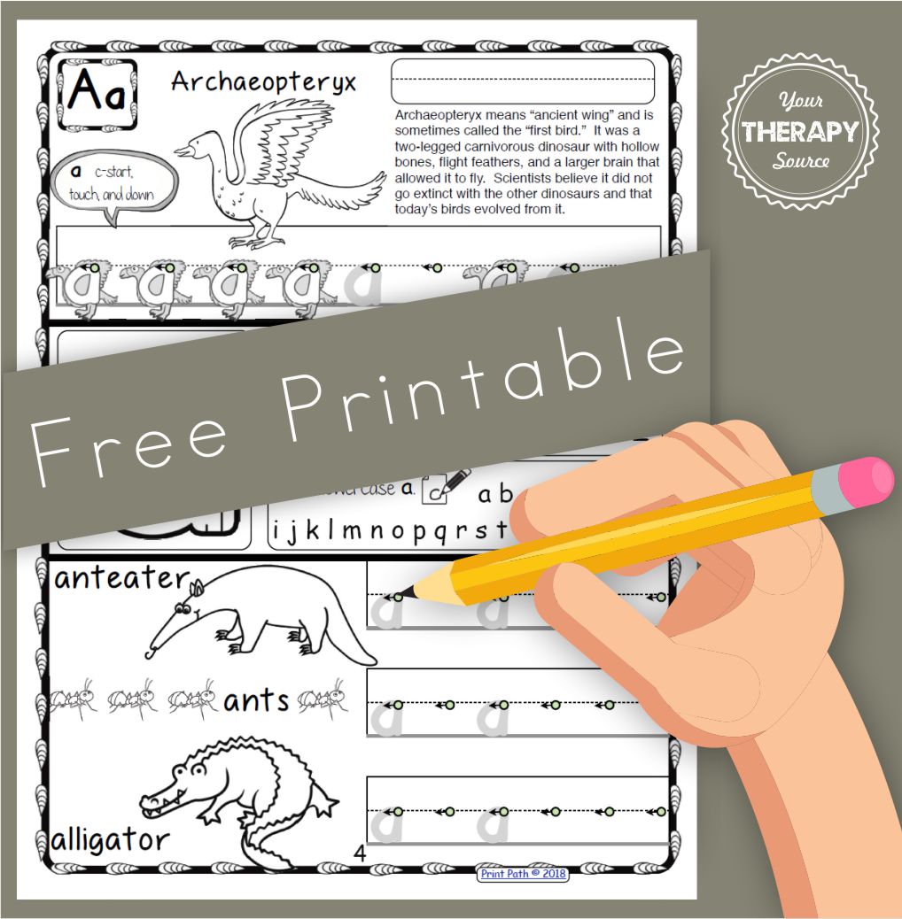 Did you know that research indicates that handwriting interventions without at least 20 minutes of handwriting practice are ineffective? Handwriting practice can become boring and a challenge to engage students. Here is a FREE dinosaur handwriting practice page to help motivate those dinosaur loving students.