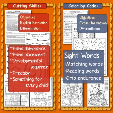 Occupational Therapy Tools: Fine-Motor, Executive Functioning - Fall Theme - Image 3