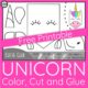 Are you looking for a cute, unicorn fine motor activity that is free? Well, look no further! This freebie includes the Color, Cut and Glue Unicorn Fine Motor Activity. You can download it at the bottom of the post.