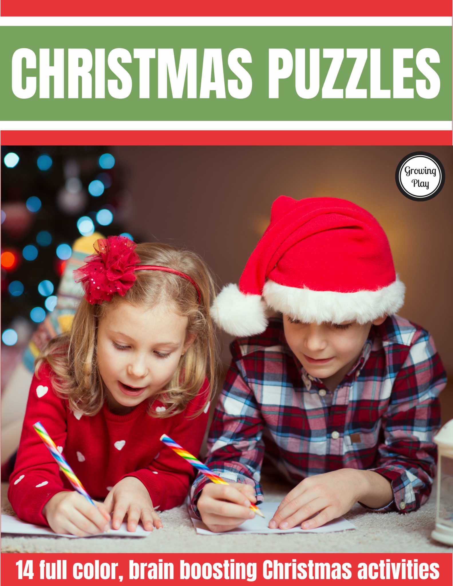 Growing Play has created the Christmas Puzzles digital download packet which includes full color, brain boosting, FUN Christmas activities to complete.  Look and find challenges, mazes, puzzles and more all for when the kids need some extra entertainment this holiday season.
