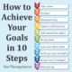 How to achieve your goals in 10 steps from Your Therapy Source