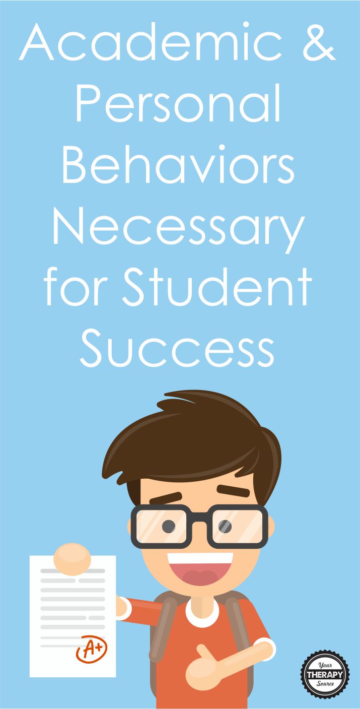 There are many academic and personal behaviors necessary for student success that teachers instill in their students. Doing well in school is not all about good grades. Students need foundational skills in order to be successful students. Some examples are persistence, engagement, work habits, organizational skills, communication, collaboration, and self-regulation.