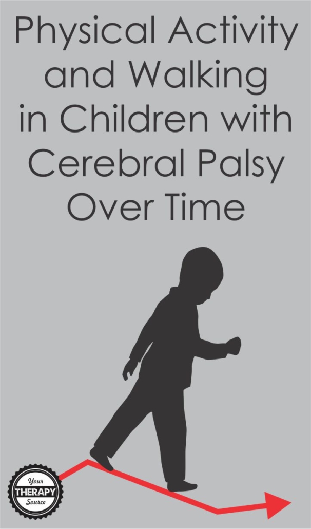 The researchers concluded that physical activity and walking performance in children with cerebral palsy varies over time based on functional levels. This information is helpful to guide physical activity and walking interventions for therapists and families.