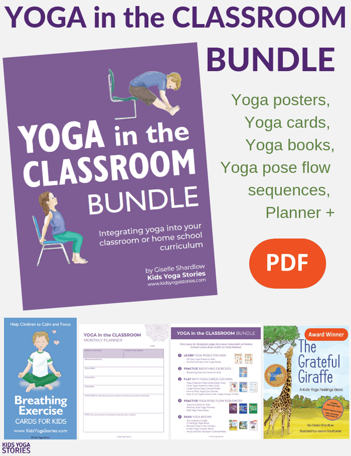 Yoga in the Classroom will help you powerfully teach yoga in the classroom with this wide variety of digital downloads incuding books, cards and posters!