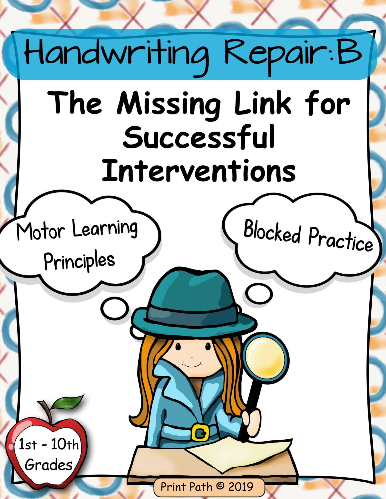 Handwriting Interventions - Occupational Therapy tool for blocked handwriting practice helps you to find the missing link when learning letter forms is not enough.
