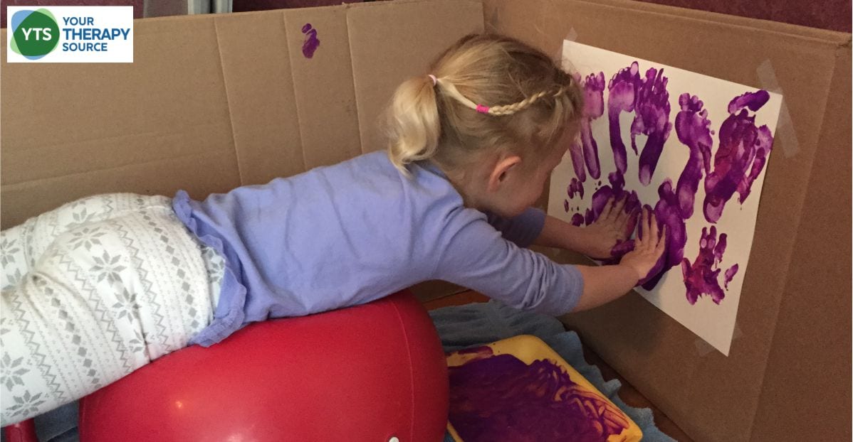 core exercises for children postural painting