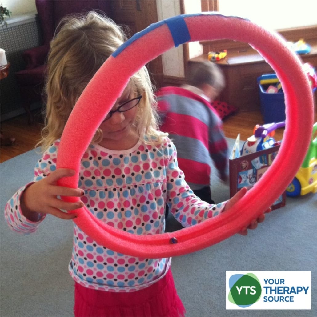 Visual tracking with a pool noodle