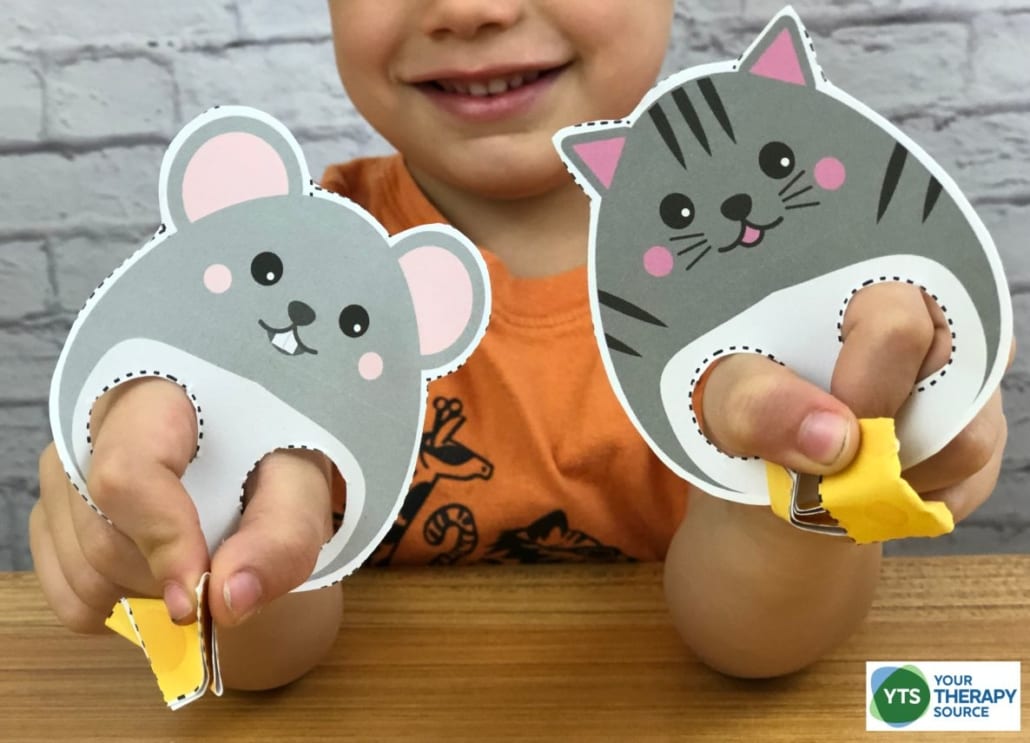 This fine motor skills game, Eat the Cheese, is super adorable and fun to get little fingers ready to pick up small objects. You can download it for free at the end of this post!