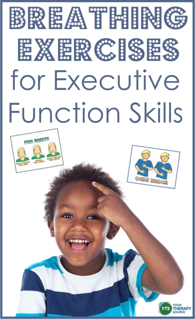How to use breathing exercises for executive function skills to build basic self-regulation skills, de-stress, recharge, and reset to an optimal mind-body state.