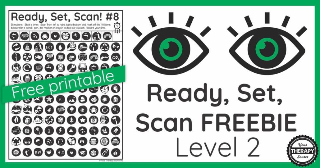 By practicing visual scanning activities, children may become more efficient and quick at finding the information that is necessary for different tasks.