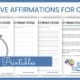 Positive Affirmations for Children Free Printables