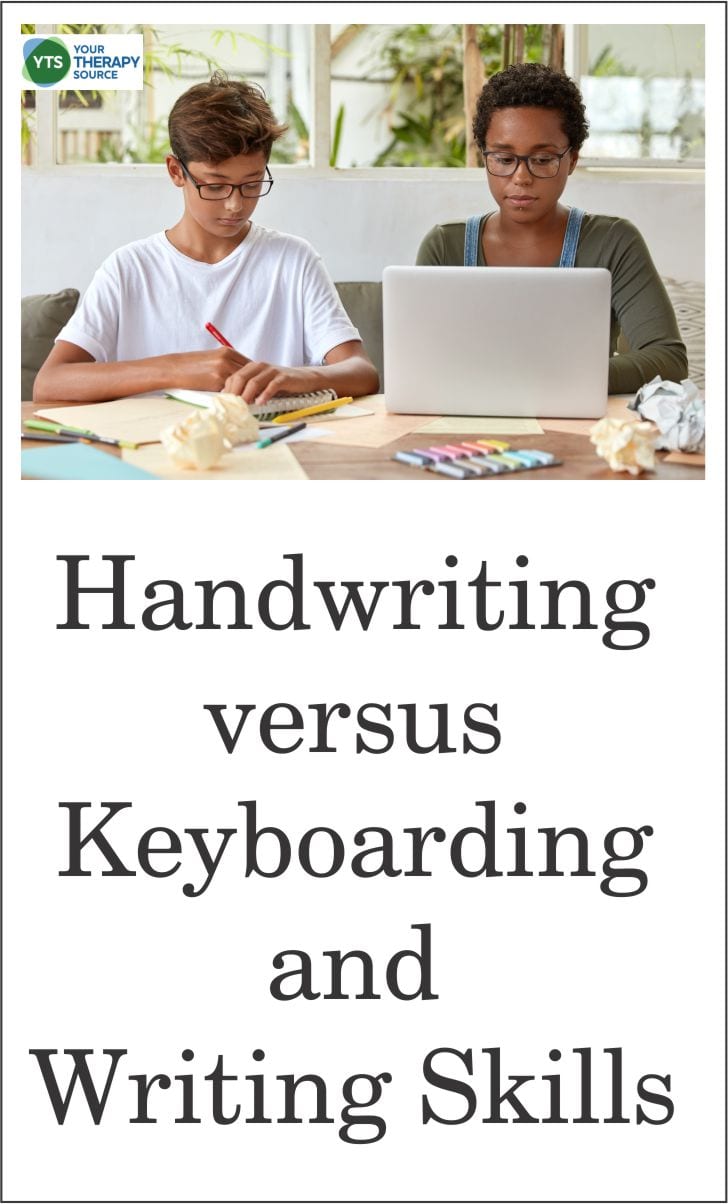 Recent research in Reading and Writing answered the question of handwriting versus typing and writing performance. Blogpost from YourTherapySource