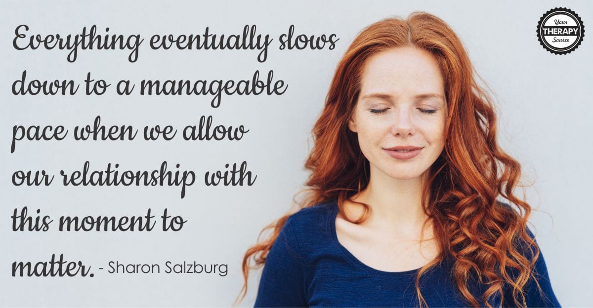 This fast-paced lifestyle can feel overwhelming and stressful. We need to stop and learn how to slow down for ourselves and our children.