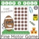 Fall is the perfect time for football fun! This football fine motor activity is a free printable to play a fun game that will challenge fine motor skills, finger strengthening, and eye hand coordination.